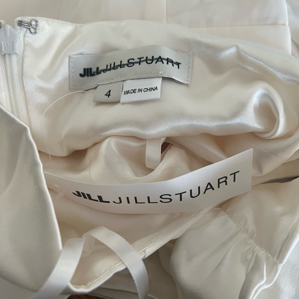 Anthropologie BHLDN White Jill Stuart Jumpsuit Size 4 NWT JB - Picture 7 of 10
